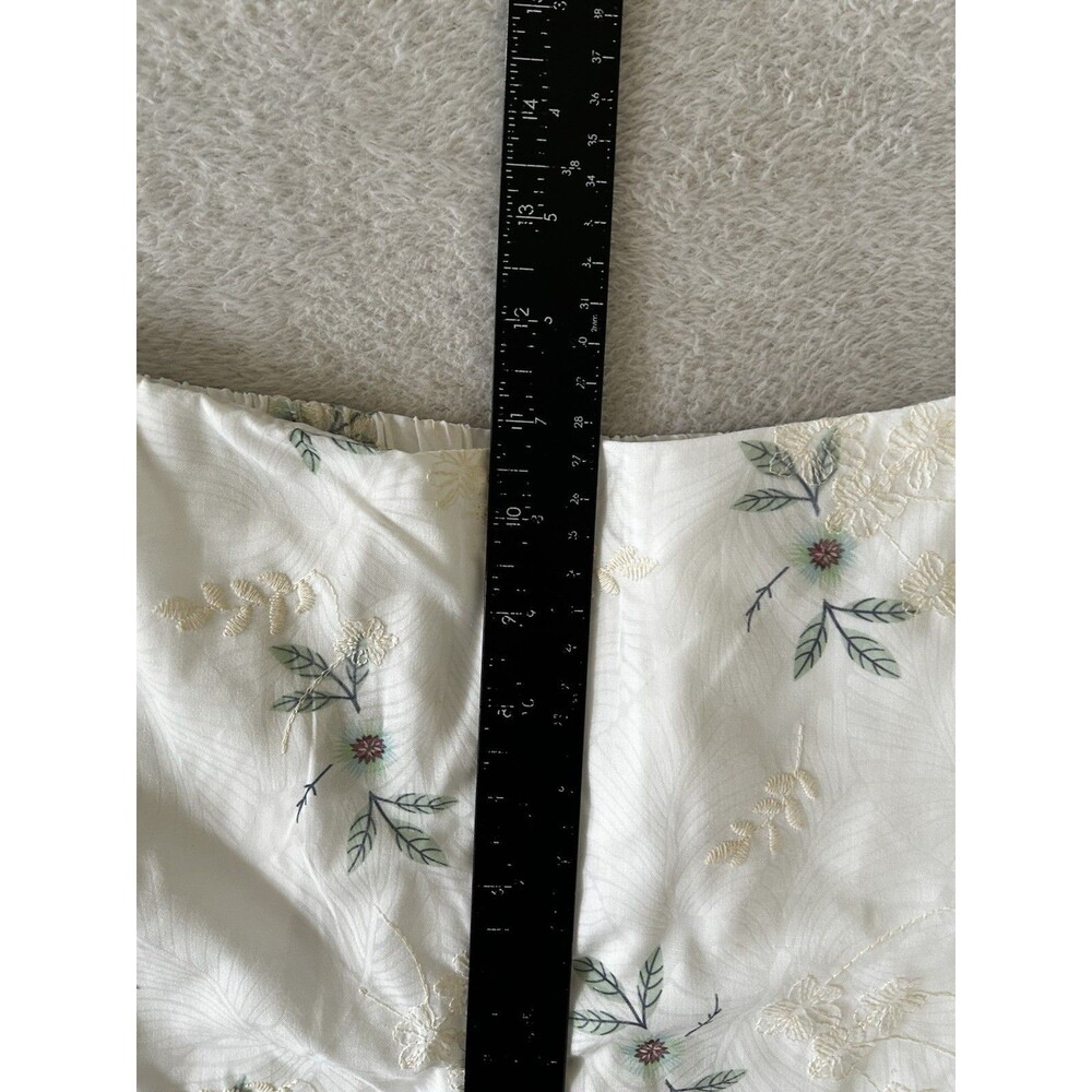 Kirious Los Angeles 2 Piece Shirts And Top Set Floral Embroidered Size Small - Picture 15 of 16